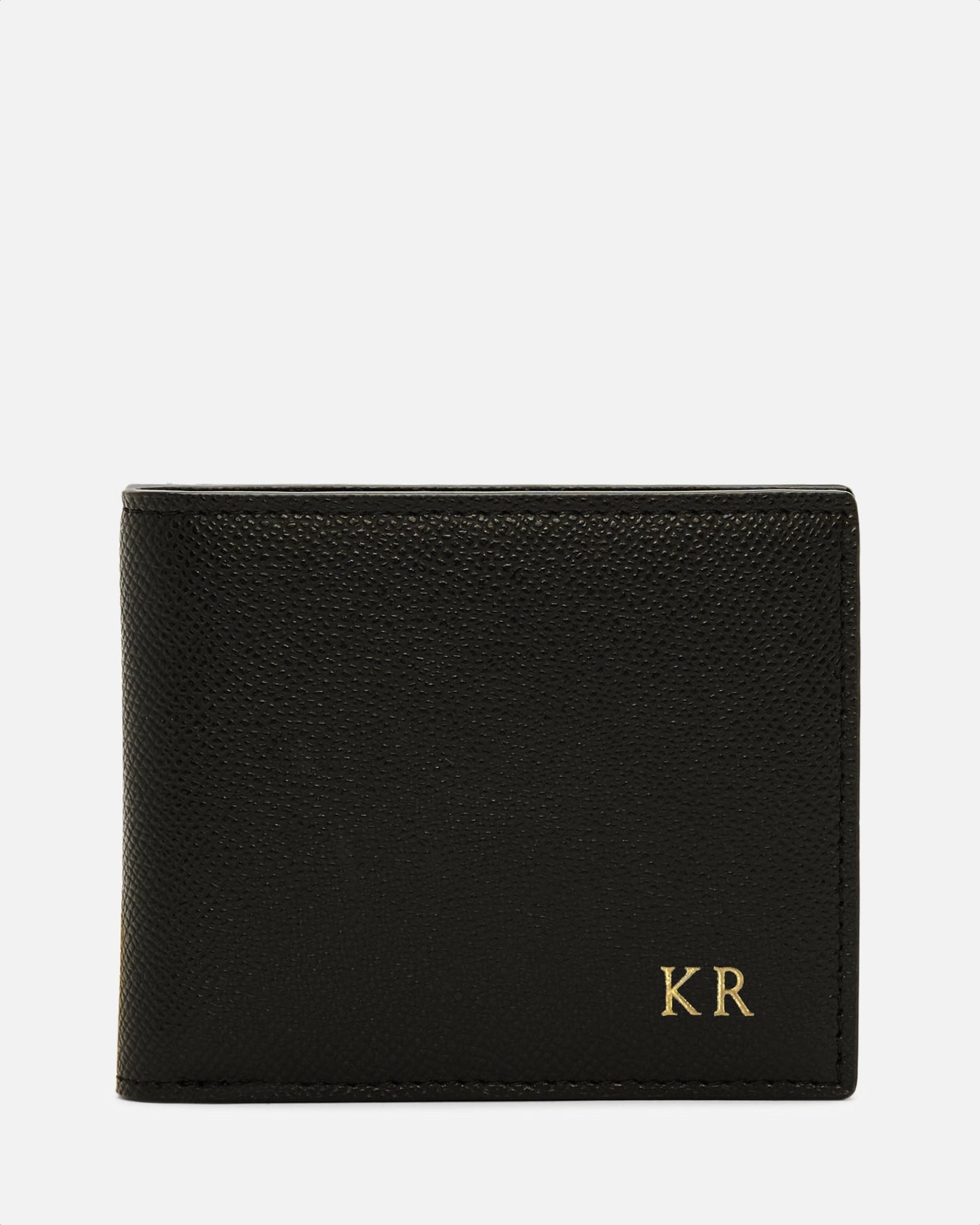 Image of Wallets & Money Clips. Productname: The Daily Edited Essential Slim Bifold Wallet Black in Black colour by brand - The Daily Edited