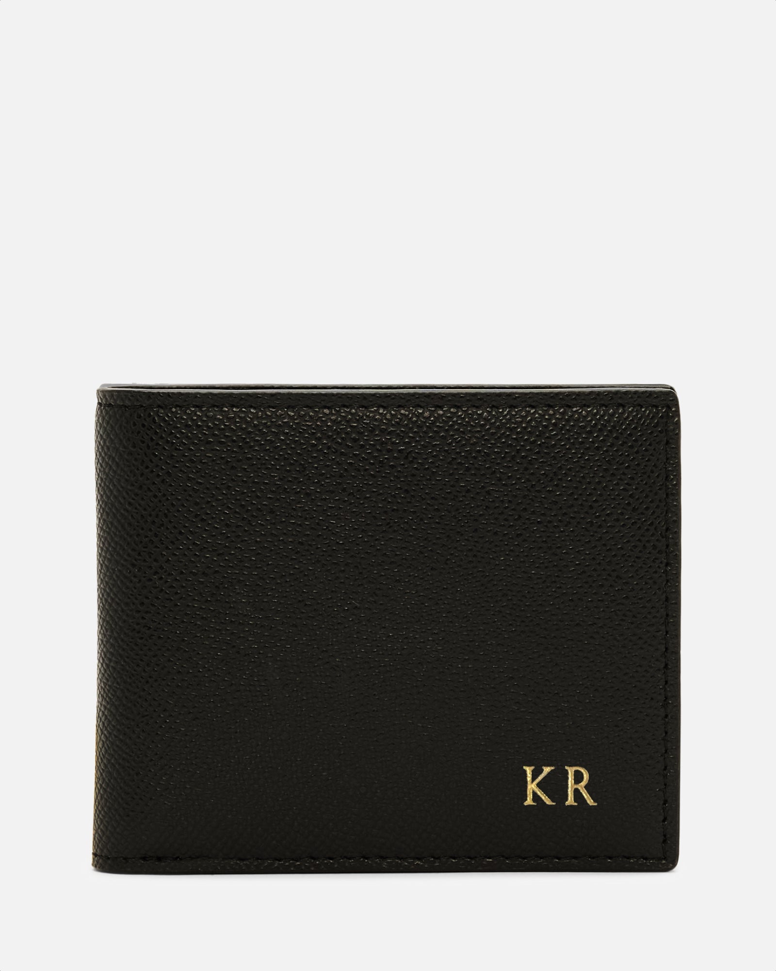 Image of Wallets & Money Clips. Productname: The Daily Edited Essential Slim Bifold Wallet Black in Black colour by brand - The Daily Edited