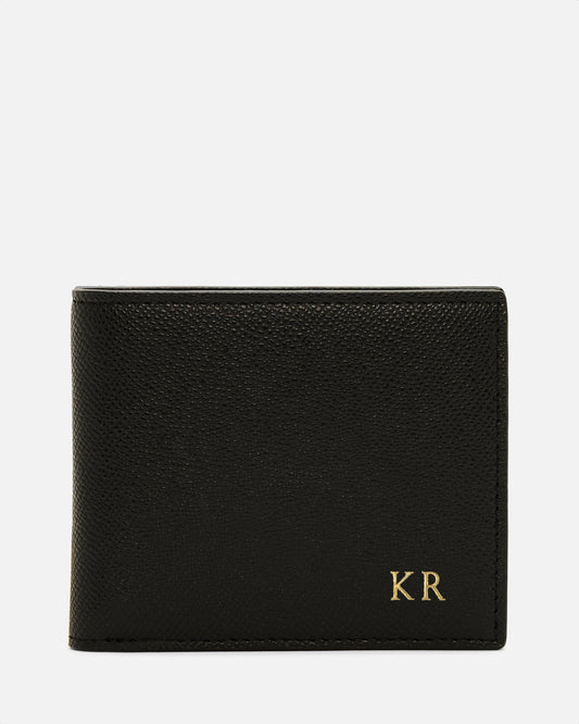 Image of Wallets & Money Clips. Productname: The Daily Edited Essential Slim Bifold Wallet Black in Black colour by brand - The Daily Edited