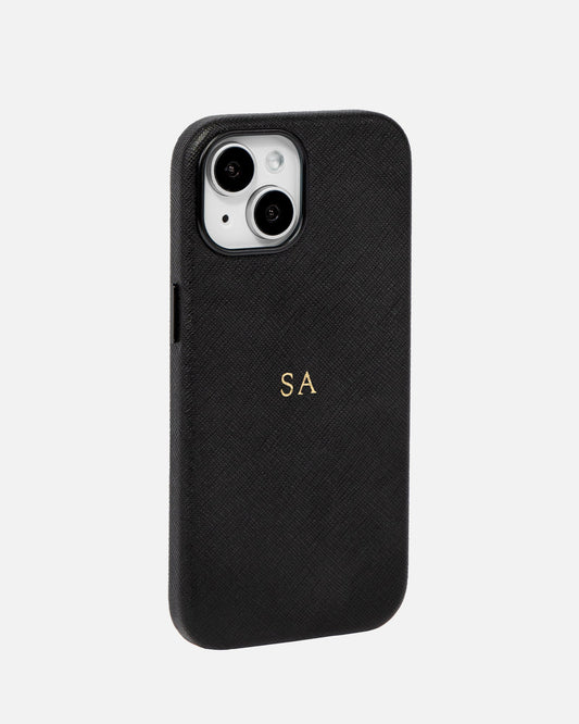 Image of Electronics Accessories. Productname: The Daily Edited iPhone 15 Case Black in Black colour by brand - The Daily Edited