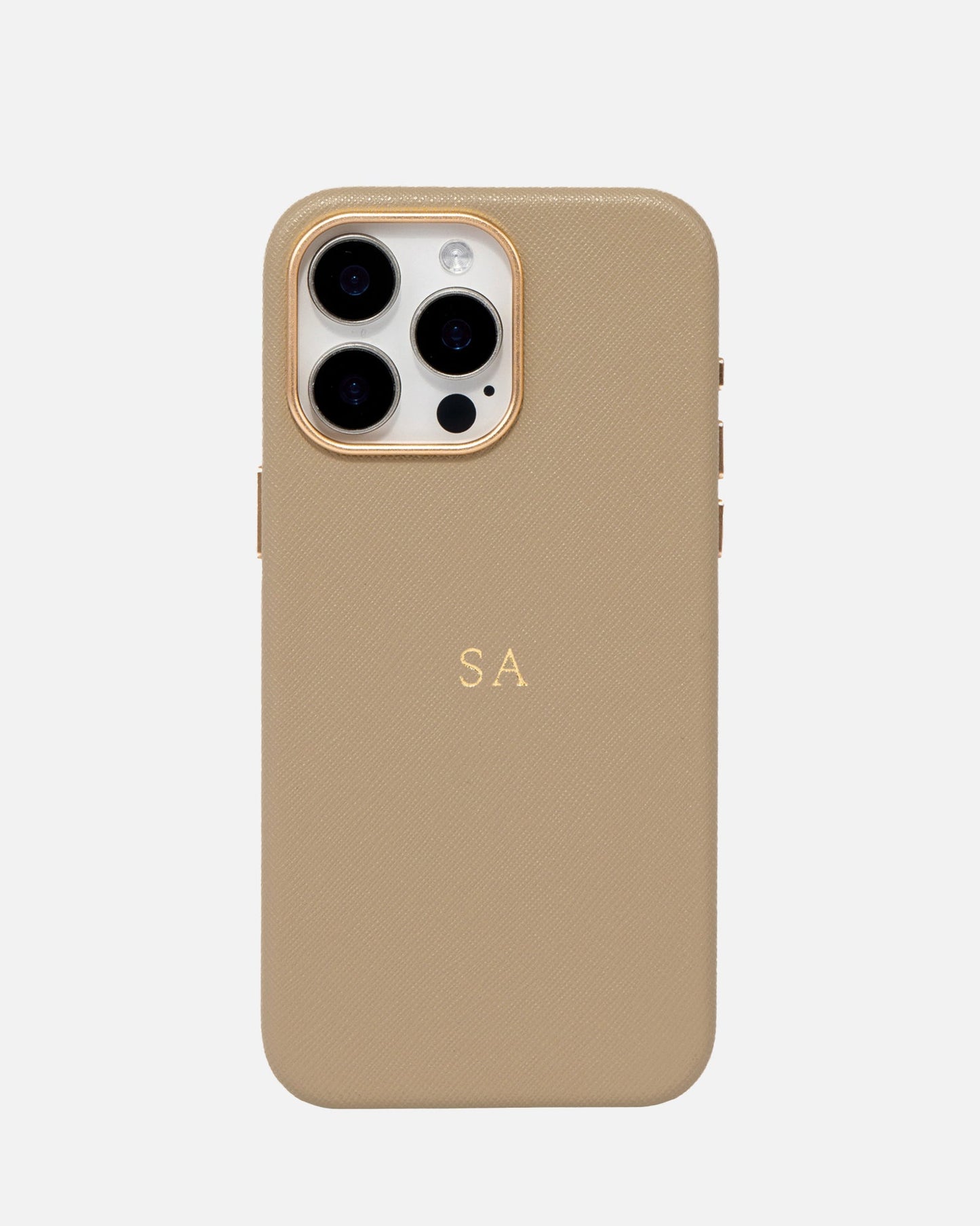 Image of Mobile Phone Cases. Product name - iPhone 15 Pro Max Case Praline in Praline colour by brand - The Daily Edited