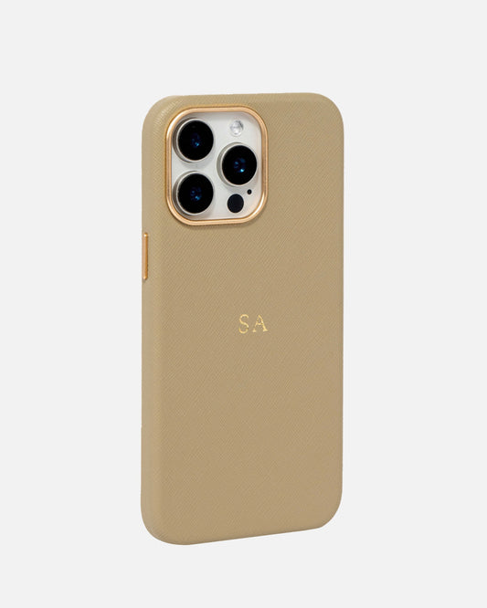 Image of Electronics Accessories. Productname: The Daily Edited iPhone 15 Pro Max Case Praline in Praline colour by brand - The Daily Edited