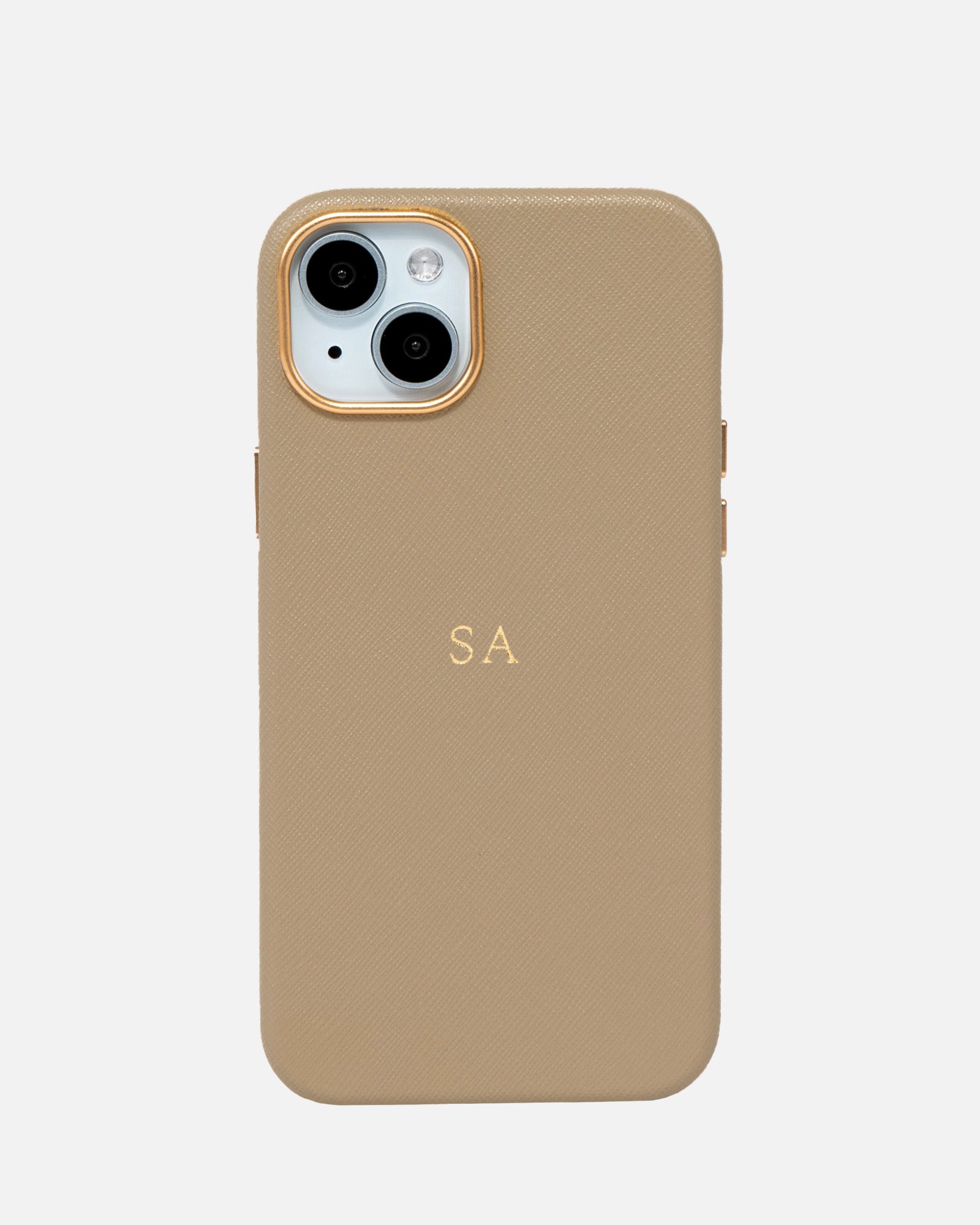 Image of Mobile Phone Cases. Product name - iPhone 15 Plus Case Praline in Praline colour by brand - The Daily Edited