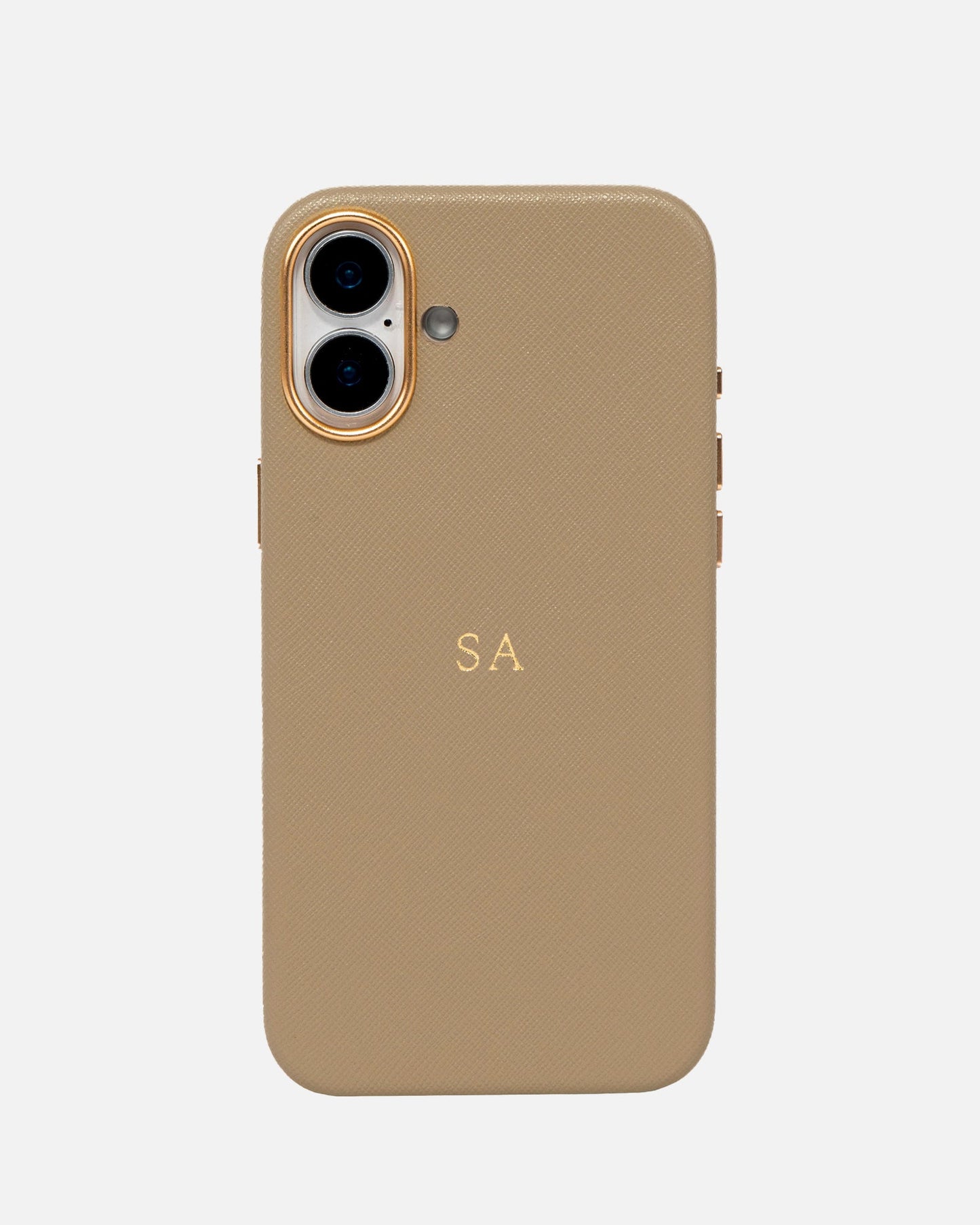 Image of Mobile Phone Cases. Product name - iPhone 16 Plus Case Praline in Praline colour by brand - The Daily Edited