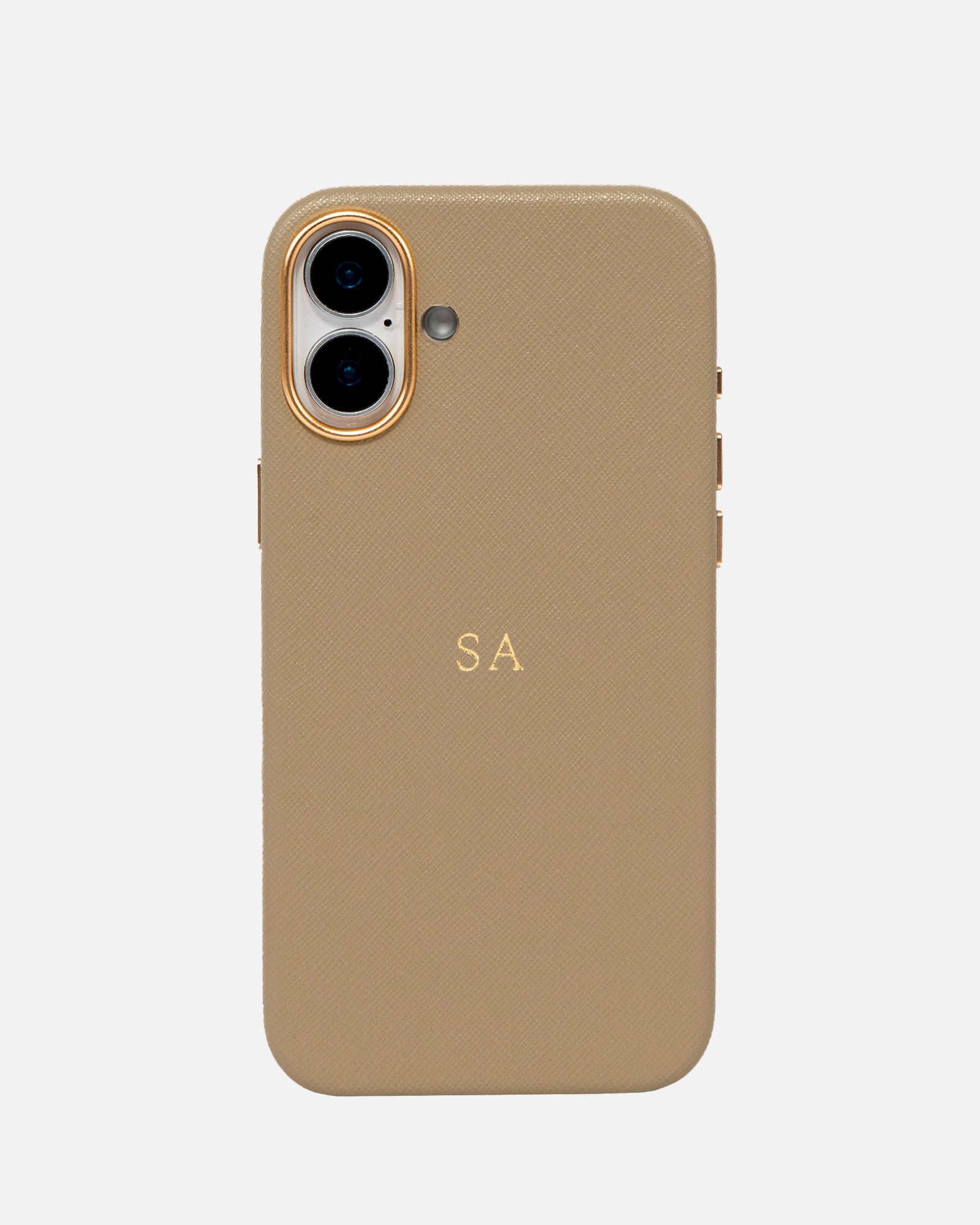 Image of Mobile Phone Cases. Product name - iPhone 16 Plus Case Praline in Praline colour by brand - The Daily Edited