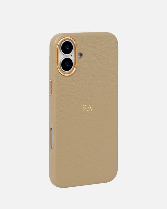 Image of Electronics Accessories. Productname: The Daily Edited iPhone 16 Plus Case Praline in Praline colour by brand - The Daily Edited