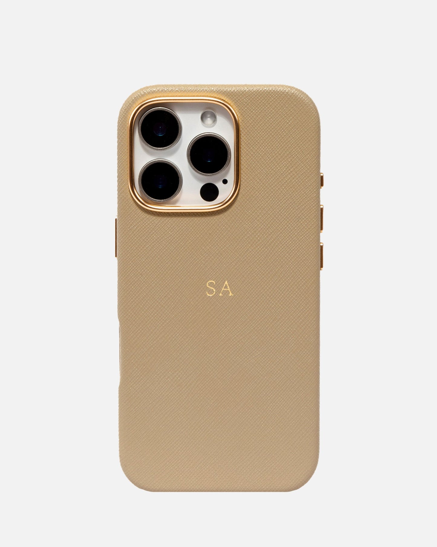 Image of Mobile Phone Cases. Product name - iPhone 16 Pro Case Praline in Praline colour by brand - The Daily Edited