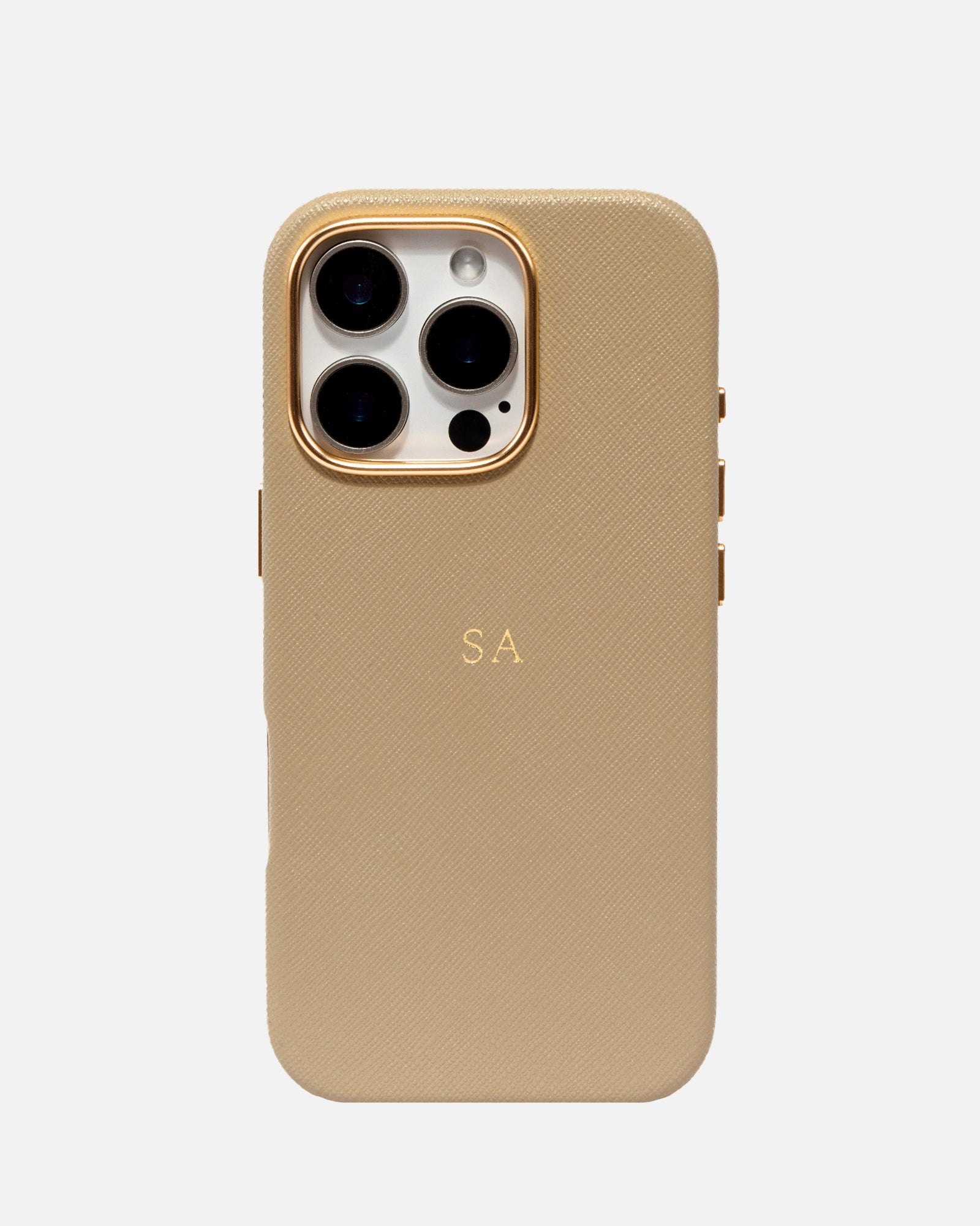 Image of Mobile Phone Cases. Product name - iPhone 16 Pro Case Praline in Praline colour by brand - The Daily Edited