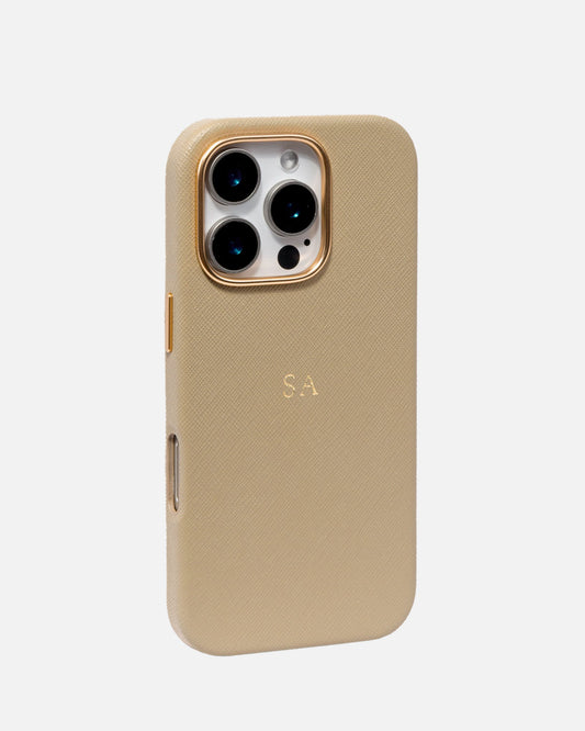 Image of Electronics Accessories. Productname: The Daily Edited iPhone 16 Pro Case Praline in Praline colour by brand - The Daily Edited