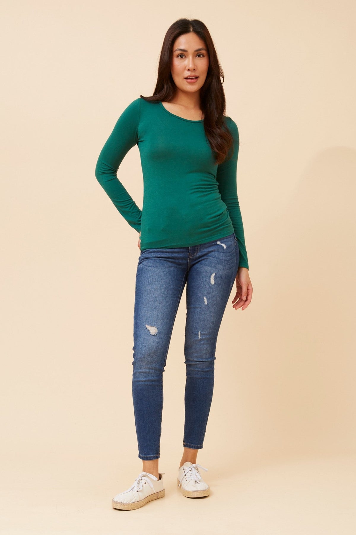 HOLLY SOLID TOP (Black)