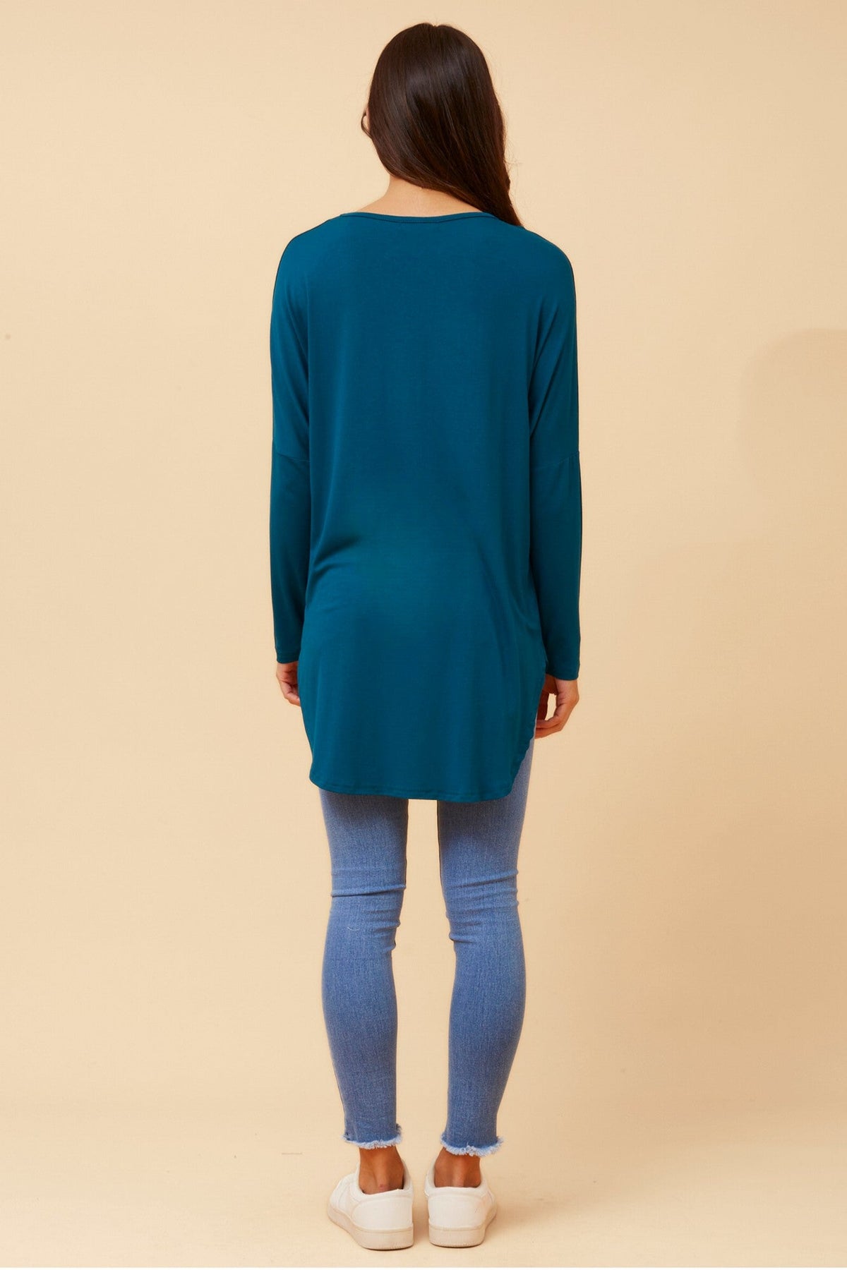 Caroline Morgan Australia SKYE SOLID TOP (Teal)
