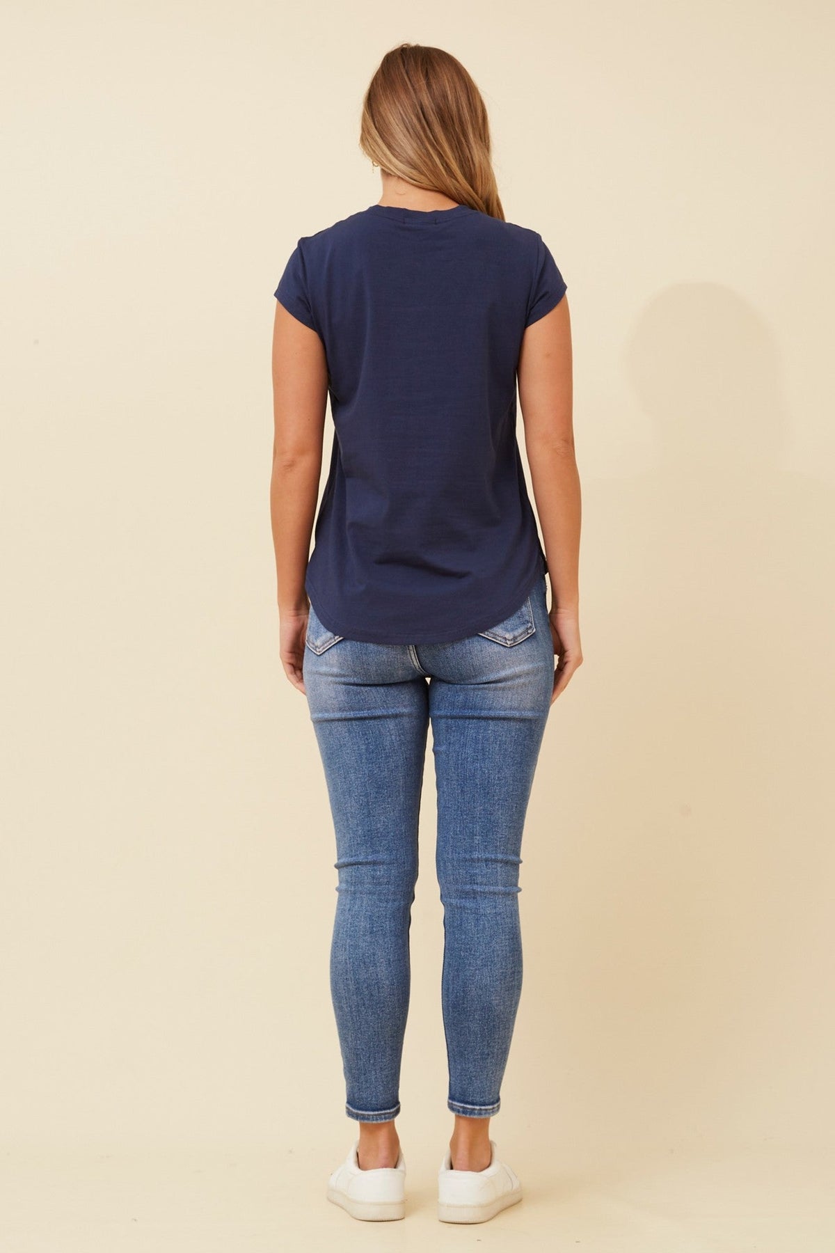 Caroline Morgan Australia COCO GRAPHIC TEE (Navy)
