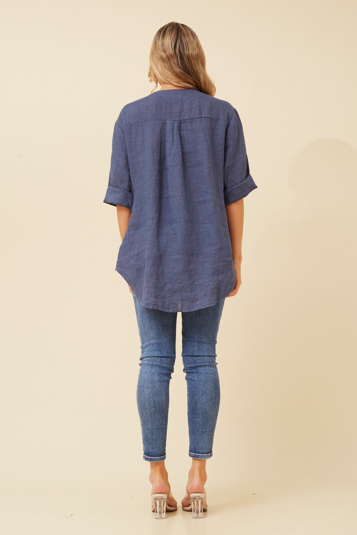 PALERMO LINEN TOP (Black)