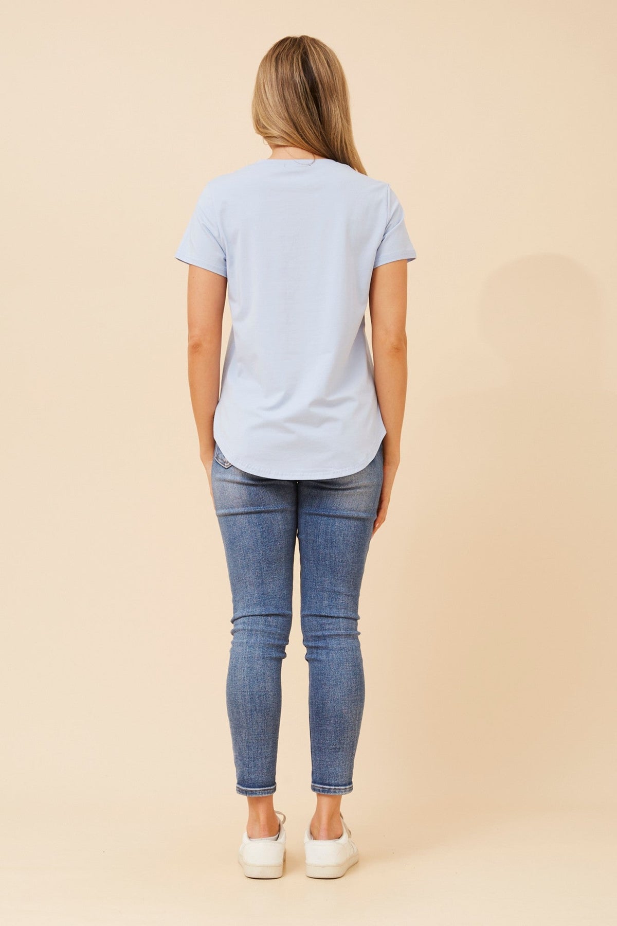 Caroline Morgan Australia BUNTY SOLID T-SHIRT (Skylight)