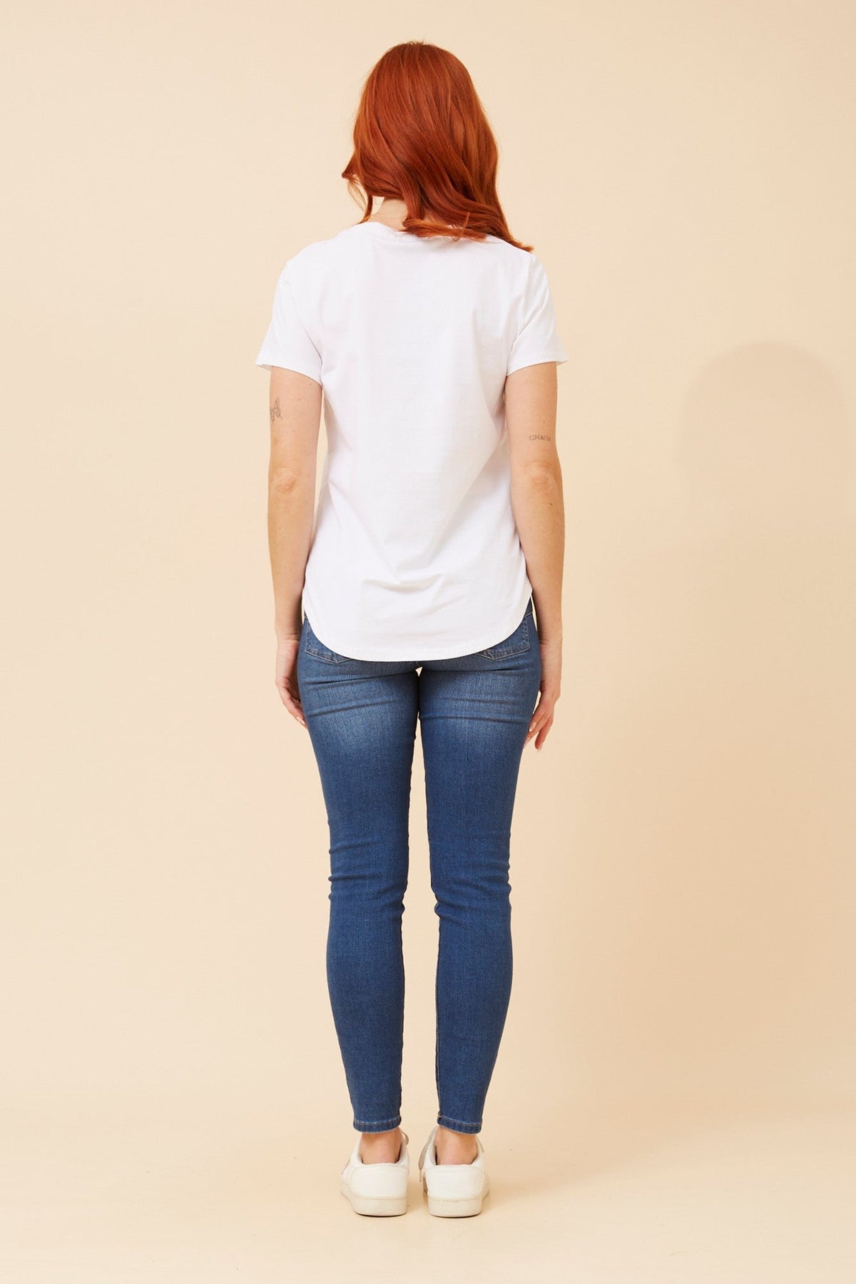 Caroline Morgan Australia BUNTY SOLID T-SHIRT (White)