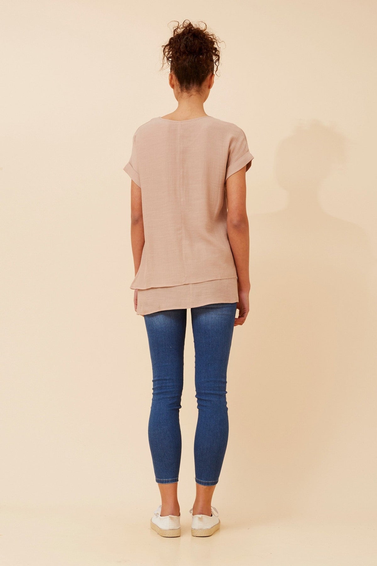 Caroline Morgan Australia JAYCEE SOLID TOP (Taupe)