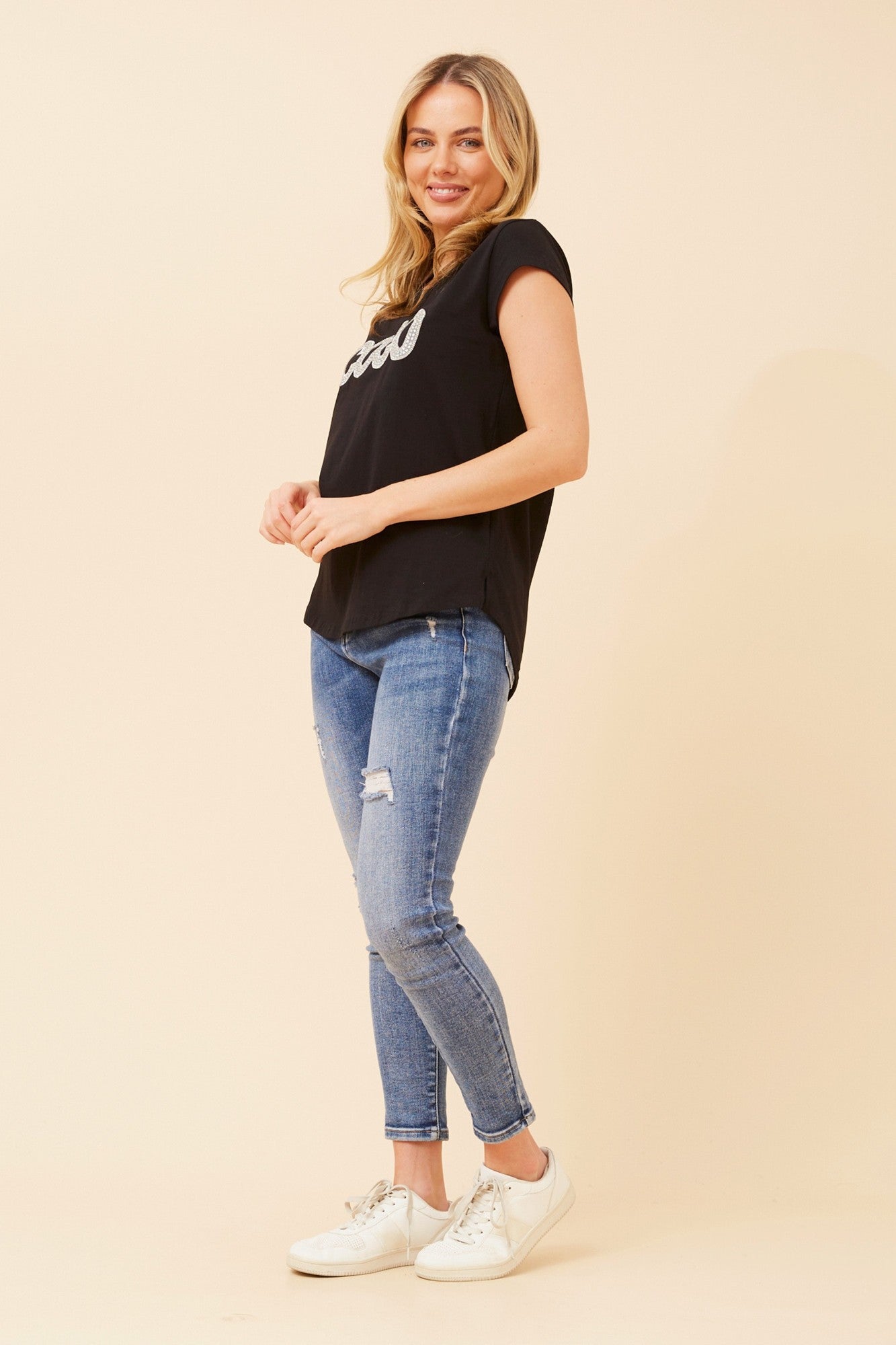 COCO EMBELLISHED T-SHIRT (Jade)
