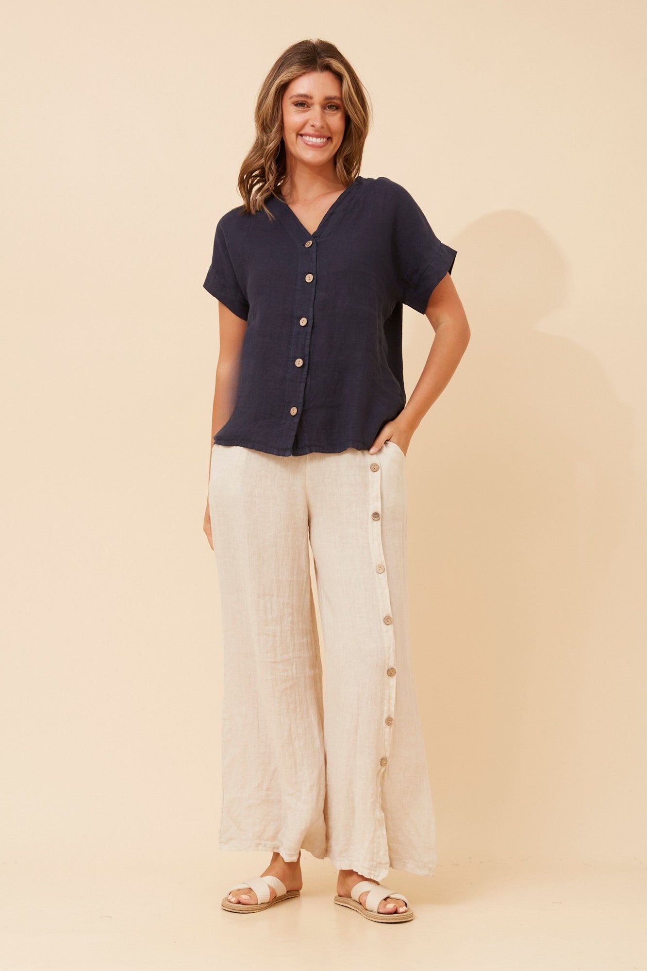 SIMONETTA SOLID TOP (Blu Scuvo)