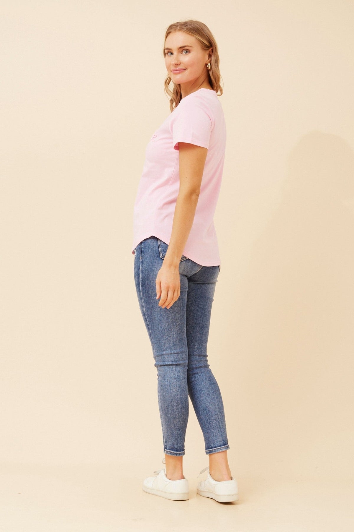 Caroline Morgan Australia JODELLE CESTLAVIE PATTERN TEE (Lemon Drop)