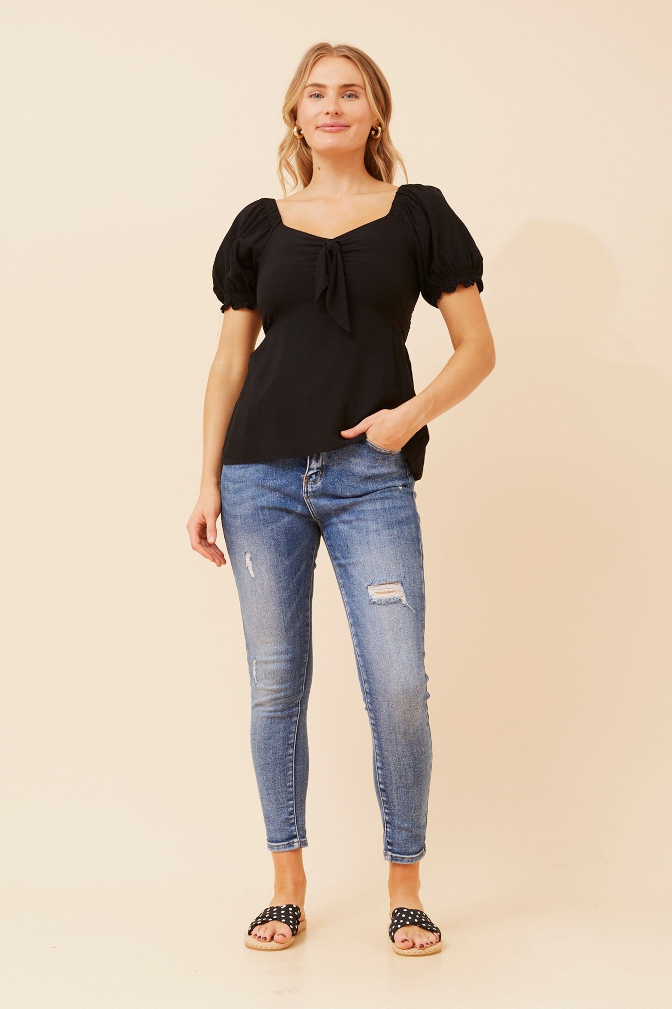 ZAIA SOLID TOP (Black)