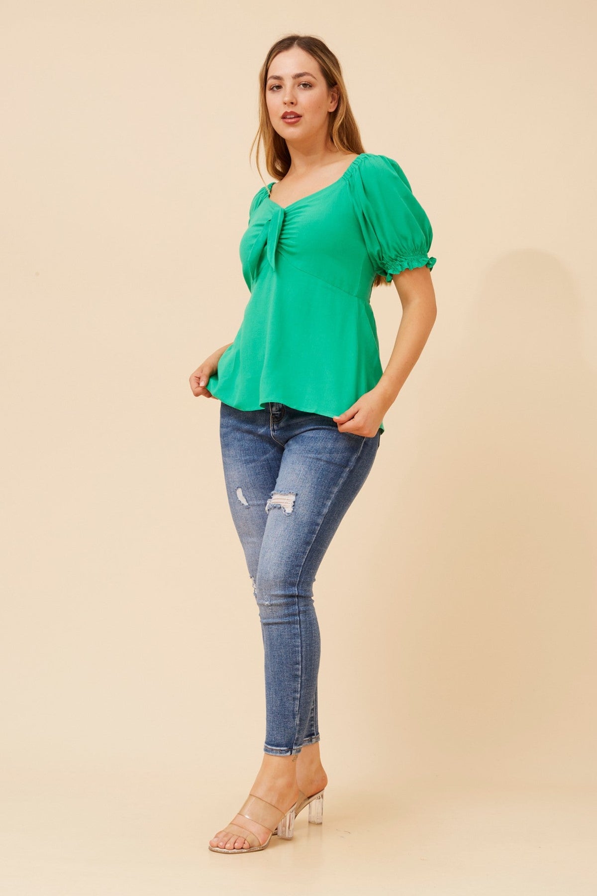 Caroline Morgan Australia ZAIA SOLID TOP (Jade)