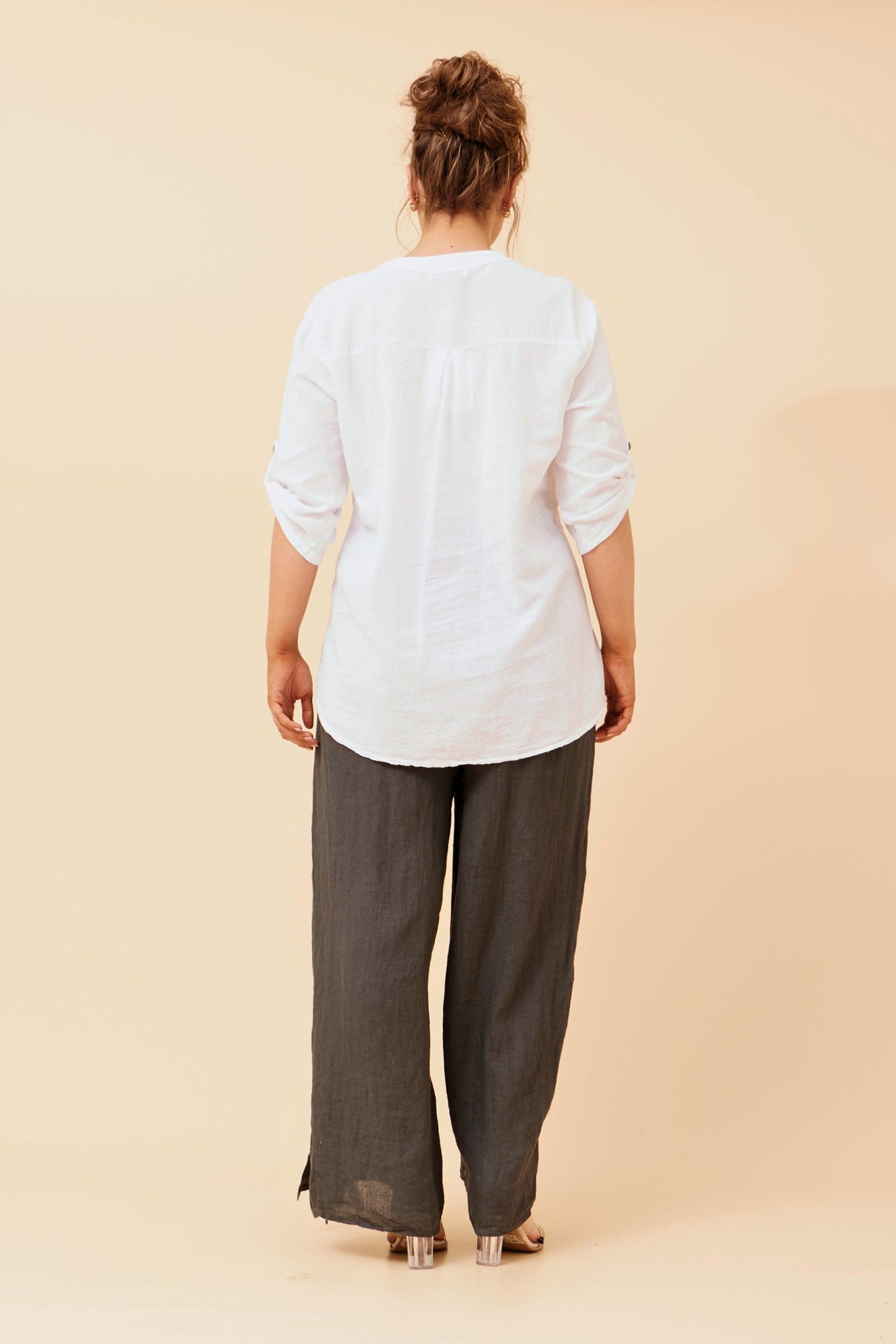 ROSETTI FLORAL EMBROIDERED TOP (White)