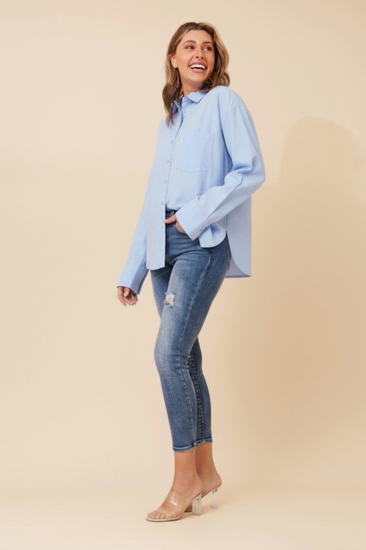 IVA SOLID SHIRT (Blue)