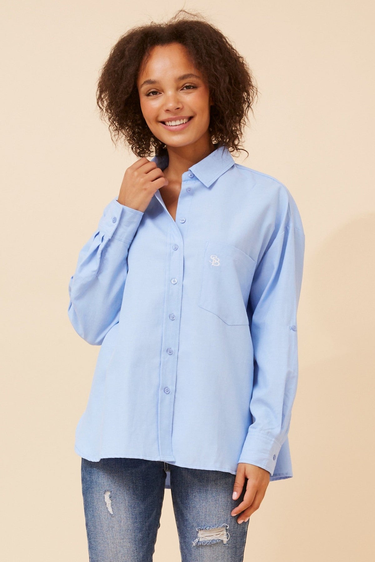 IVA SOLID SHIRT (Blue)