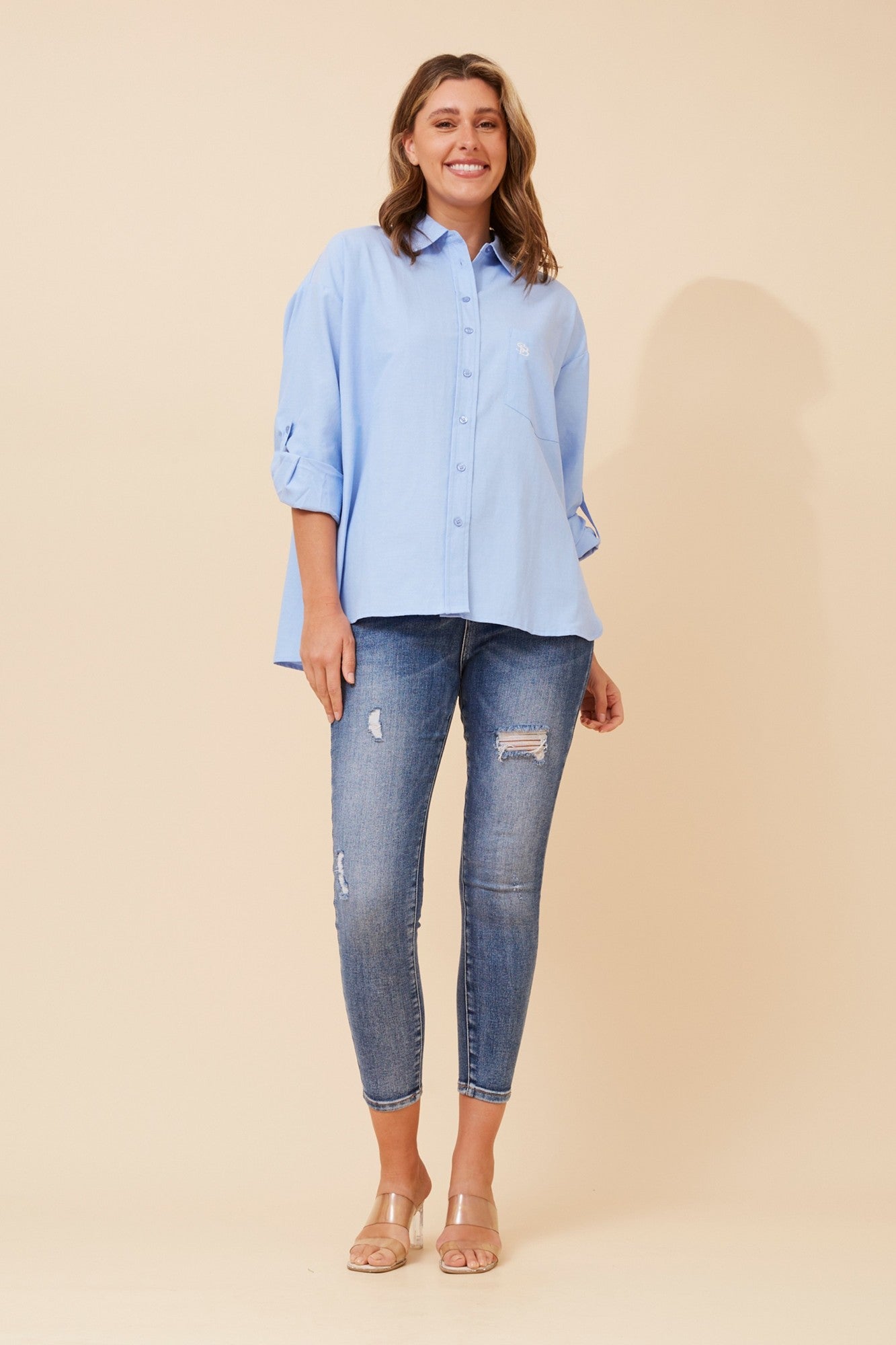 IVA SOLID SHIRT (Blue)