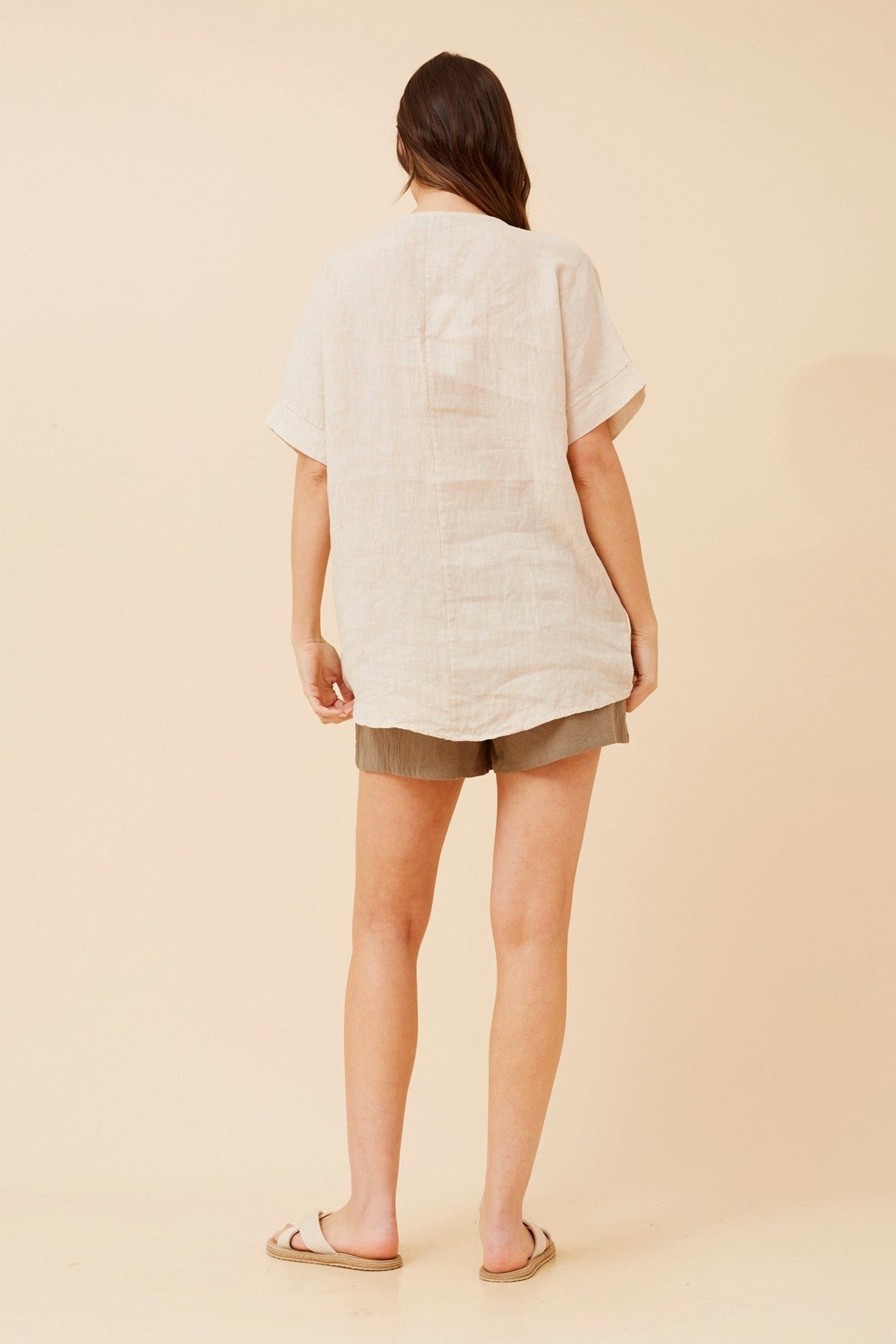 BOTTEGA MODA VIVALDA SOLID TOP (Linen)