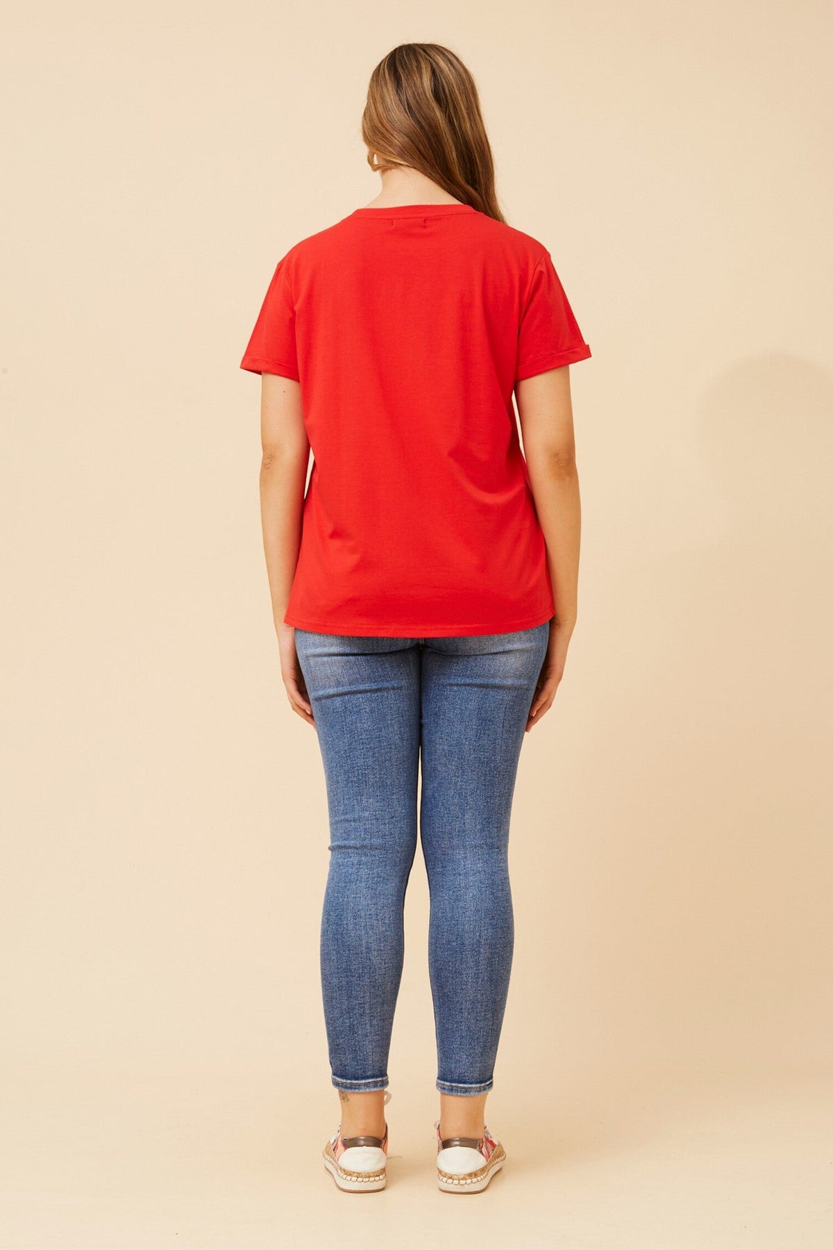 Caroline Morgan Australia LURA QUEEN BEE T-SHIRT (Red)