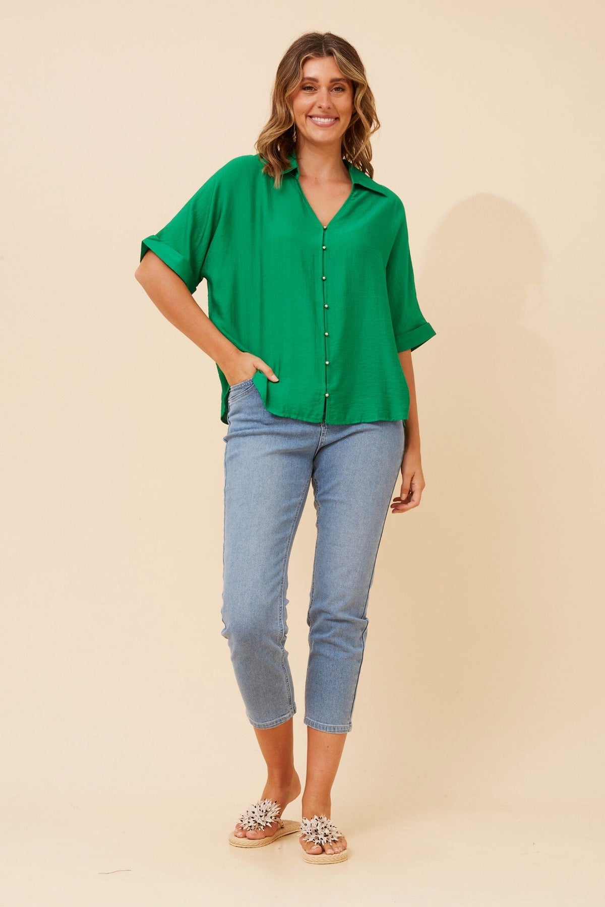 ZENAIDA SOLID TOP (Jade)