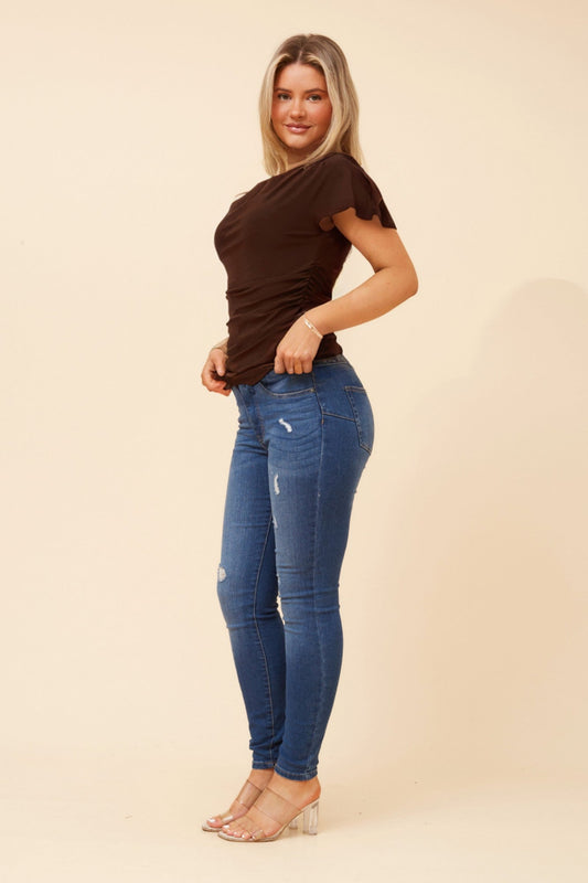 GOLDINA SOLID TOP (Chocolate)
