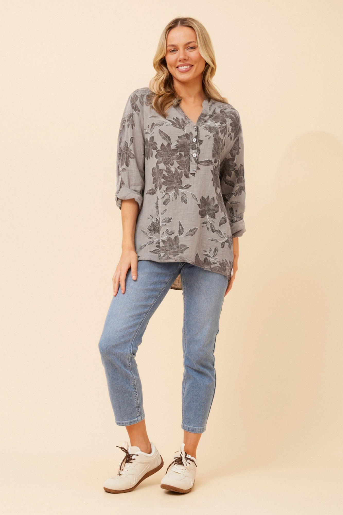 ROSETTA LEAF PRINT TOP (Fango)