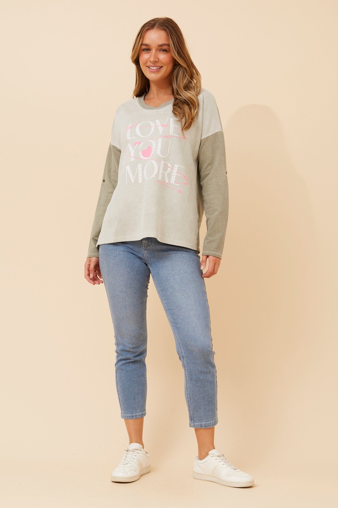 COSETTA FAUX SUEDE JUMPER (Khaki)