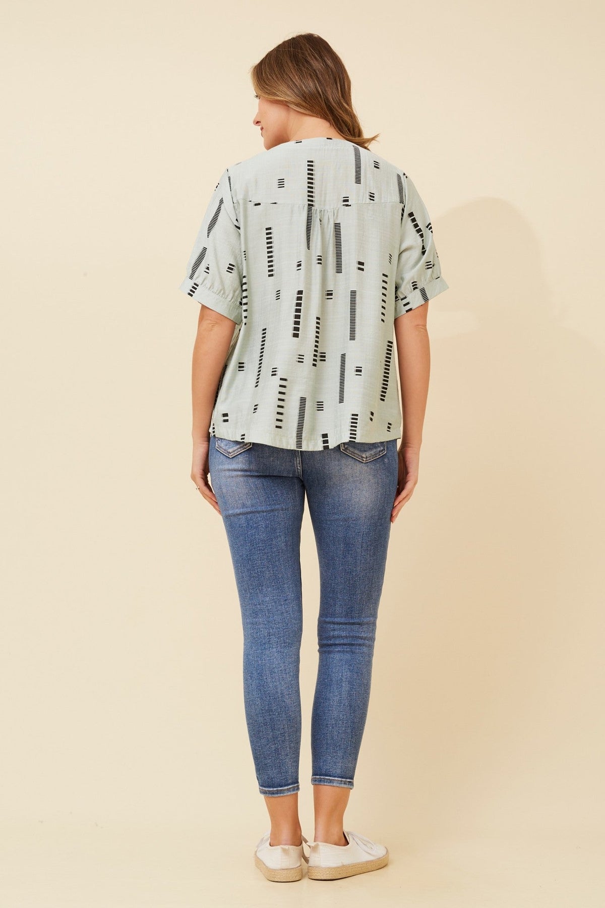 OSMOND CASUAL TOP (Sage)