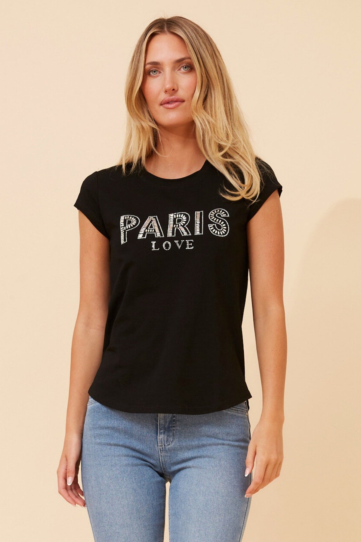 COCO EMBELLISHMENT T-SHIRT (Skylight)