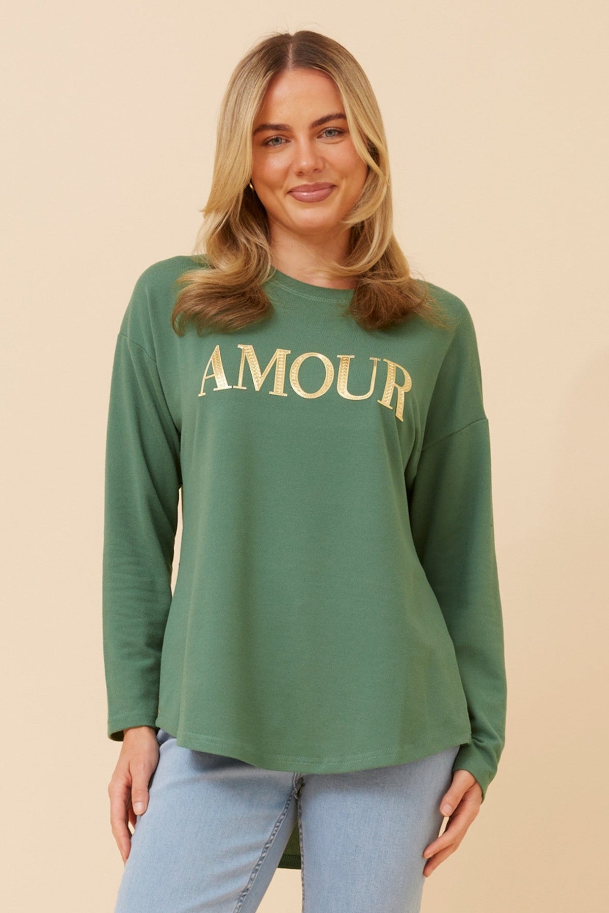 EVA AMOUR TOP (Green Ash)