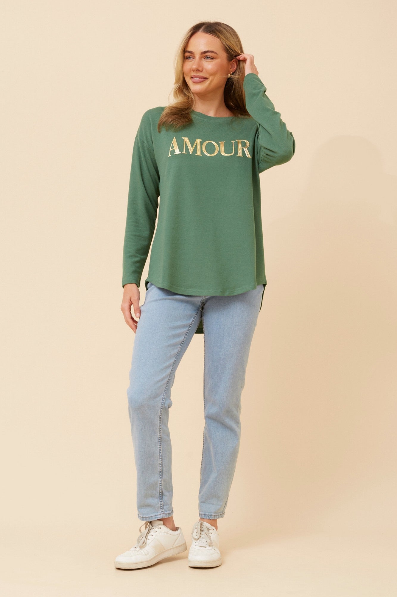 EVA AMOUR TOP (Green Ash)