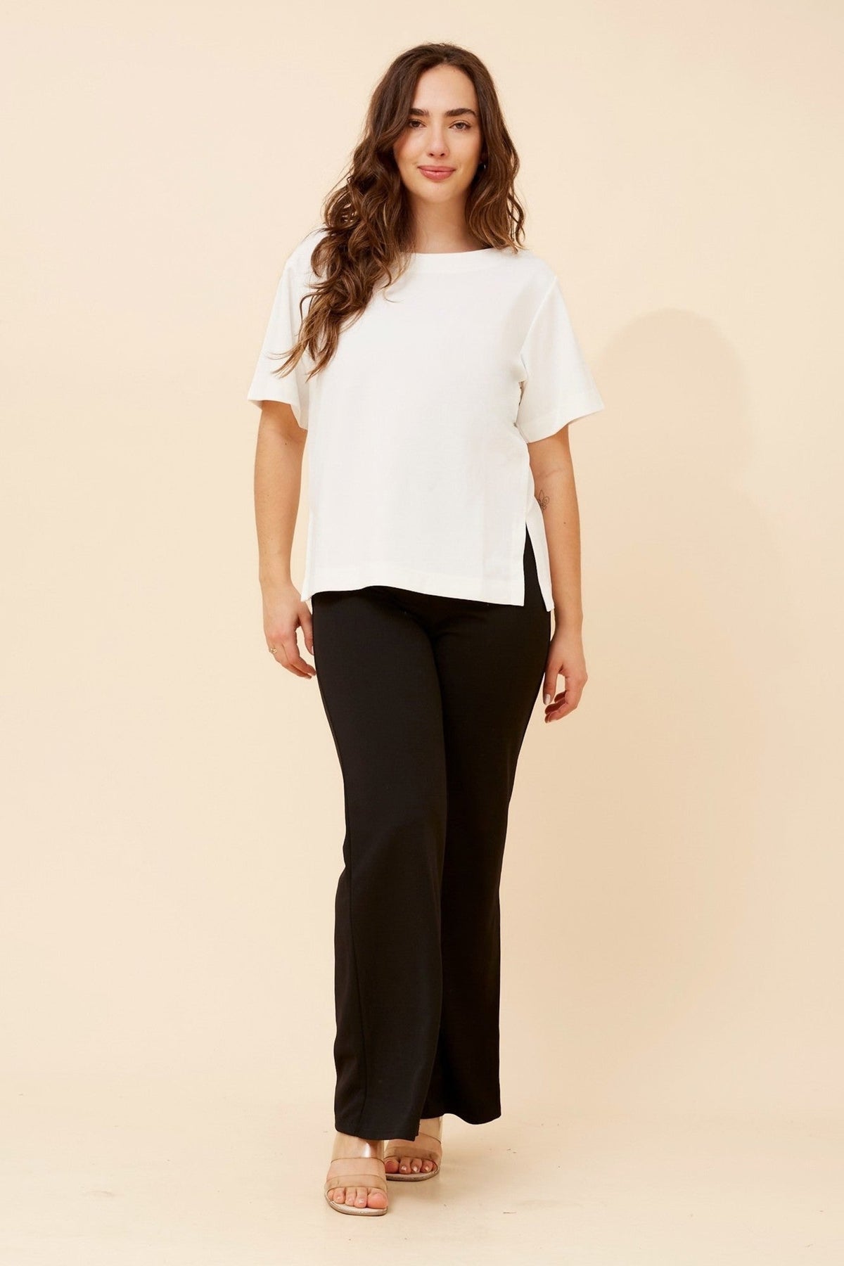 Caroline Morgan Australia HARWIN SOLID TOP (Ivory)