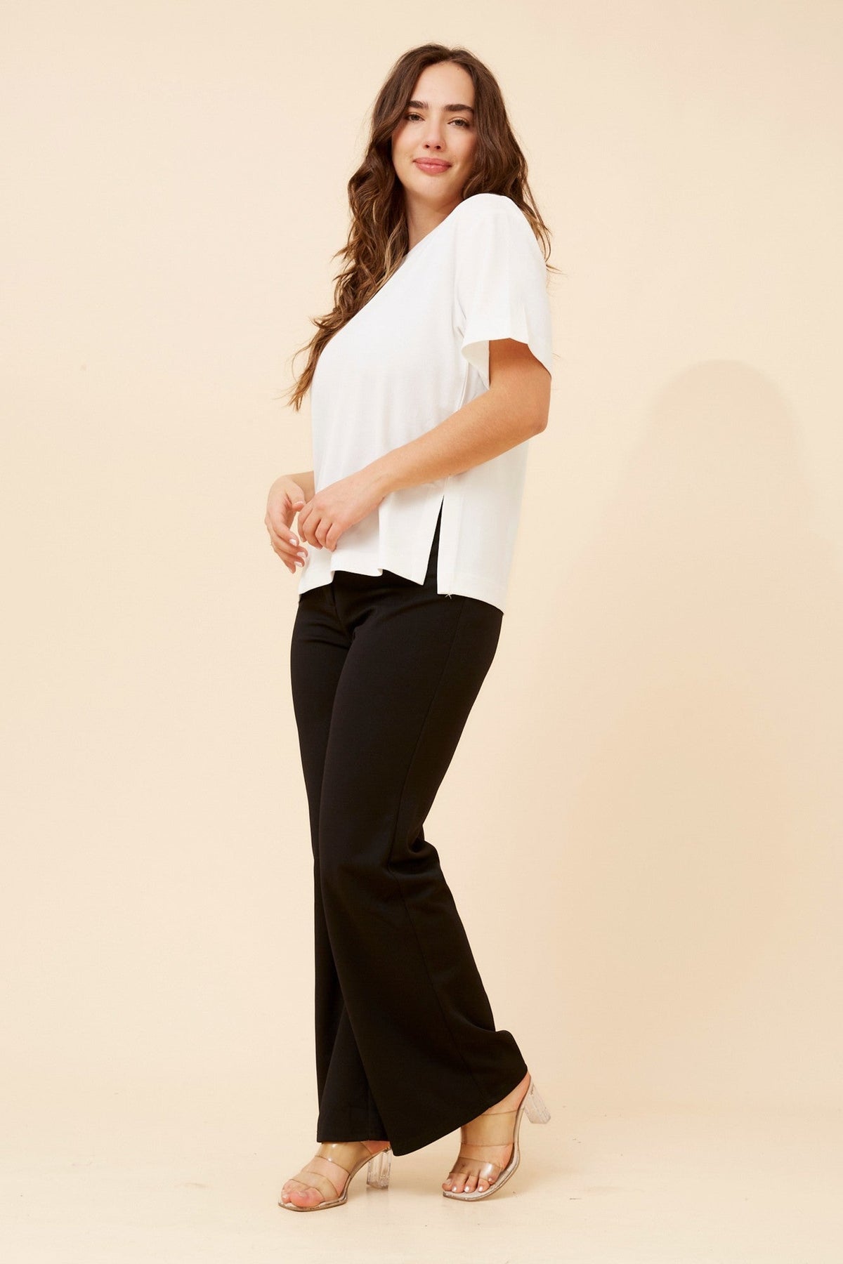 Caroline Morgan Australia HARWIN SOLID TOP (Ivory)