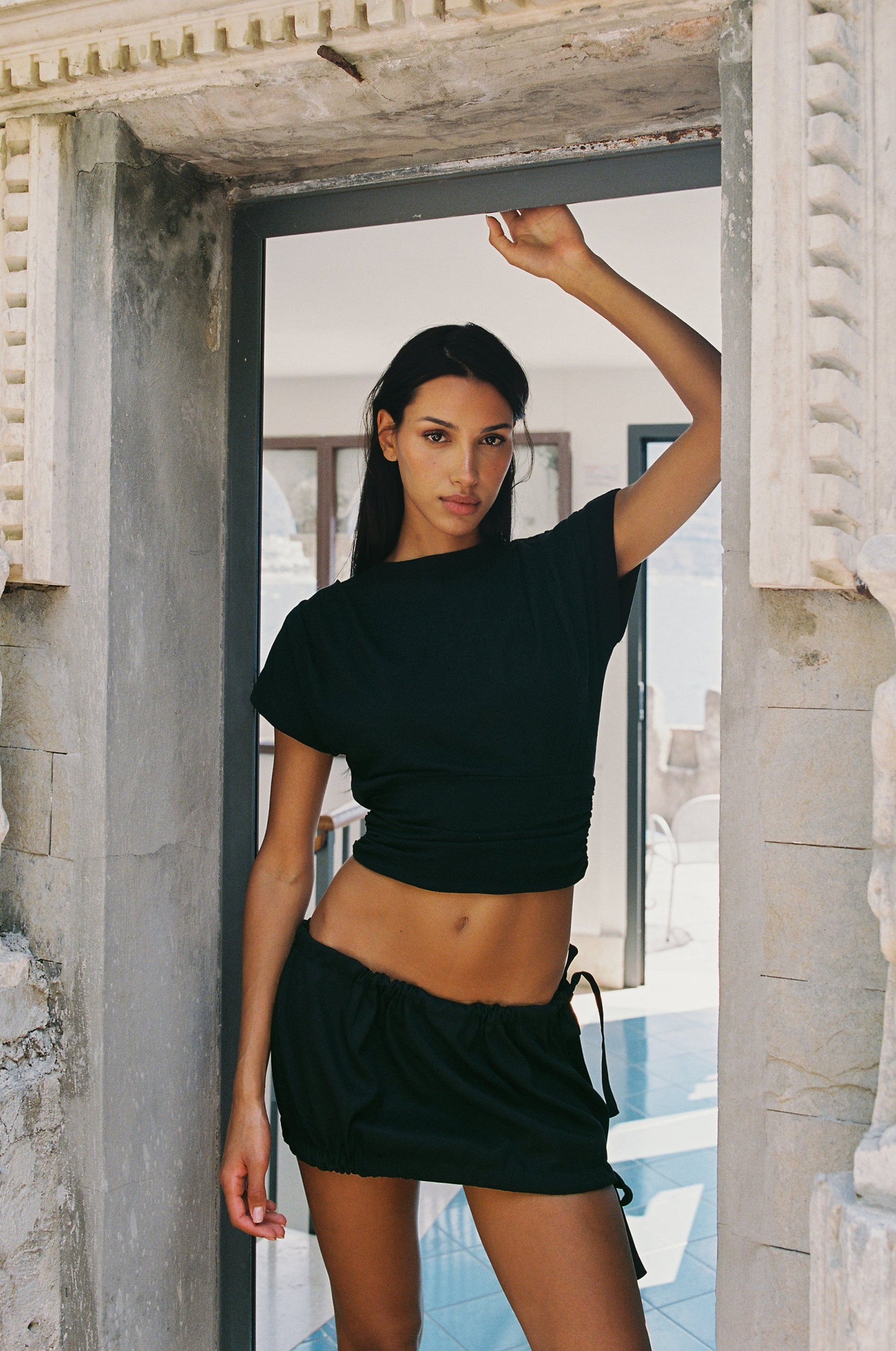 Image of T-Shirts. Product name - Tammy Tee in Black colour by brand - With Jéan