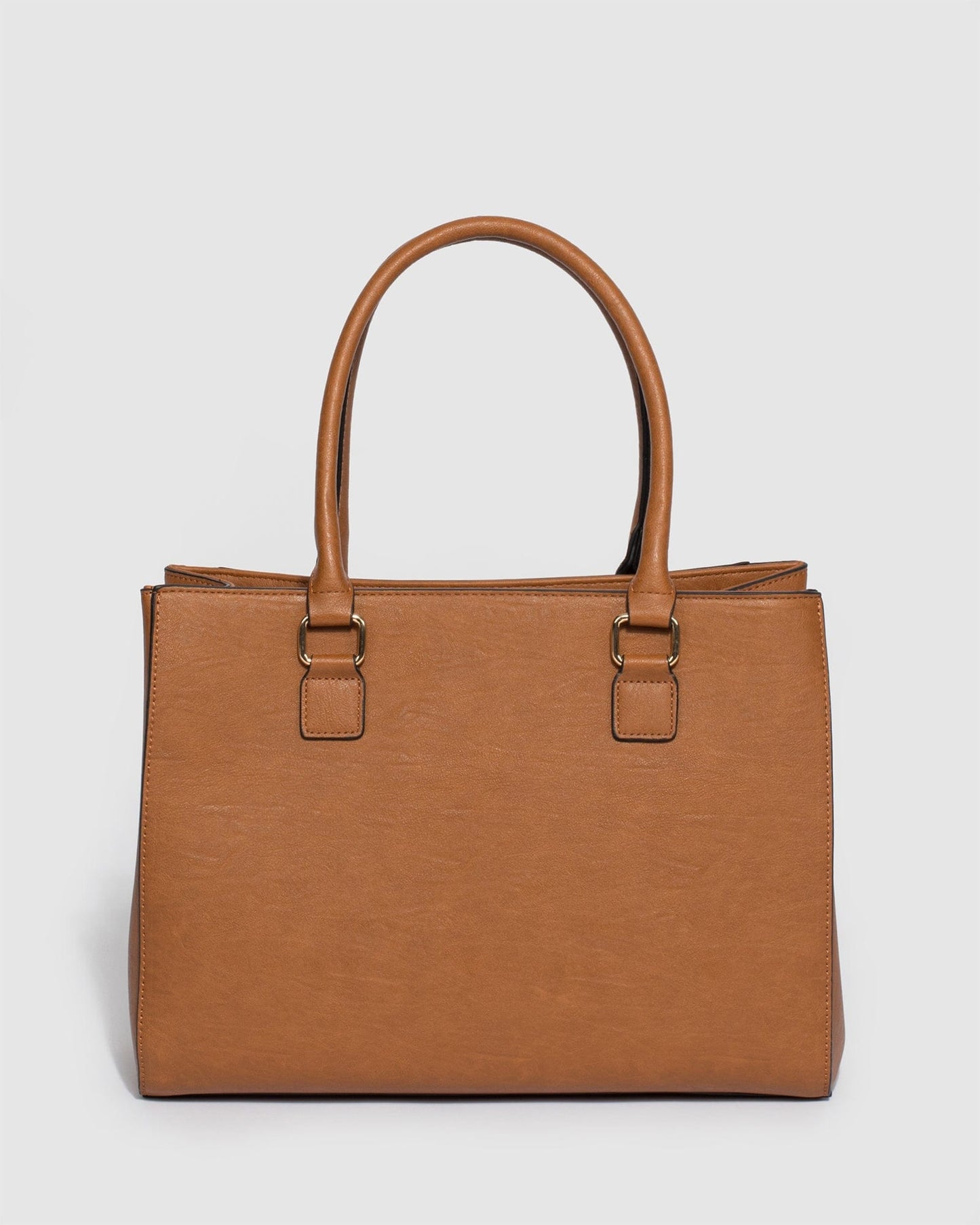 Colette by Colette Hayman Demi Panel Tote Bag (Tan)