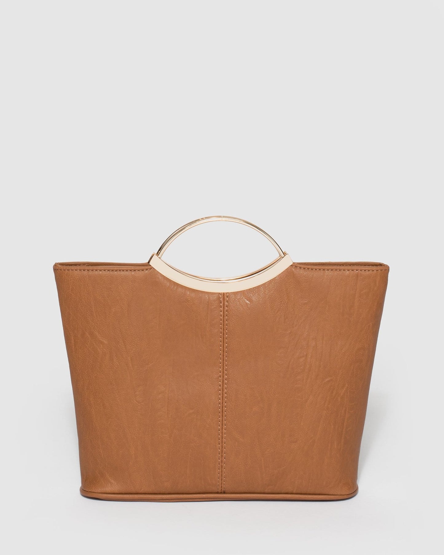 GROUP48 Tan Jessie Clutch Bag (Brown)