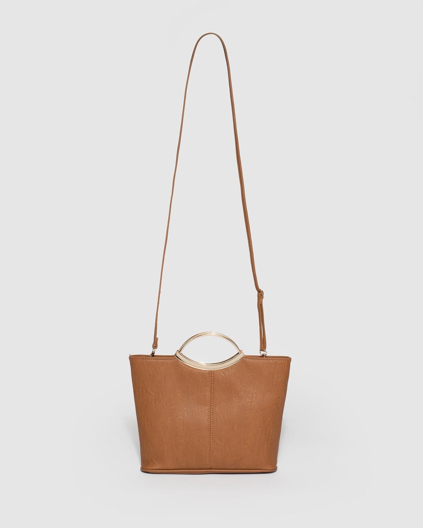 GROUP48 Tan Jessie Clutch Bag (Brown)
