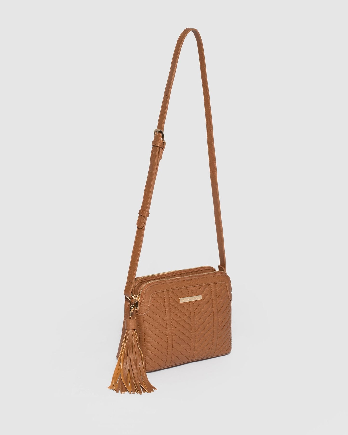 Colette by Colette Hayman Joanna Crossbody Bag (Tan)