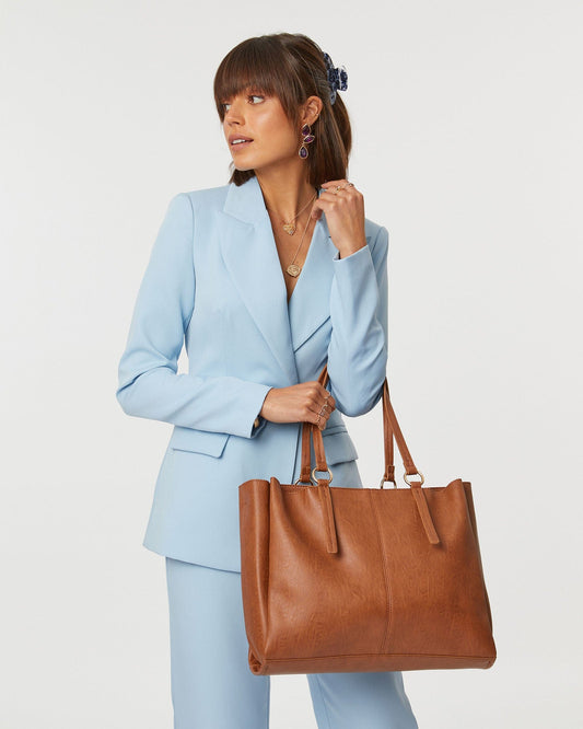 Image of Tote Bags. Productname: Colette Tan Stacey Ring Tote Bag in Tan colour by brand - Colette