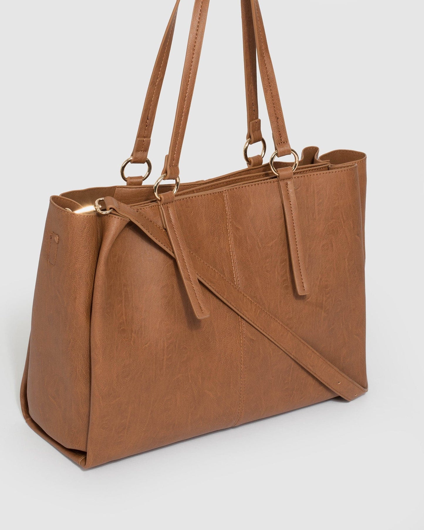 Colette by Colette Hayman Stacey Ring Tote Bag (Tan)