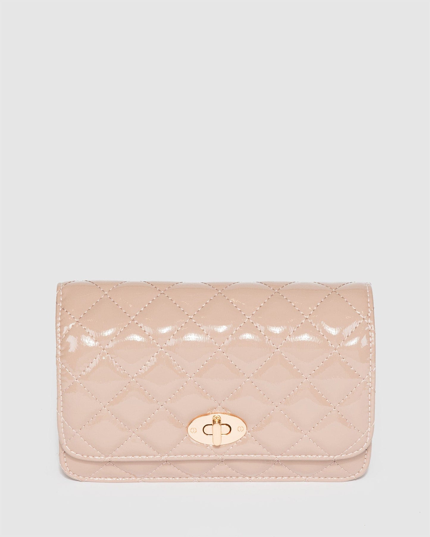 Colette by Colette Hayman Eboni Quilted Crossbody Bag (Taupe)