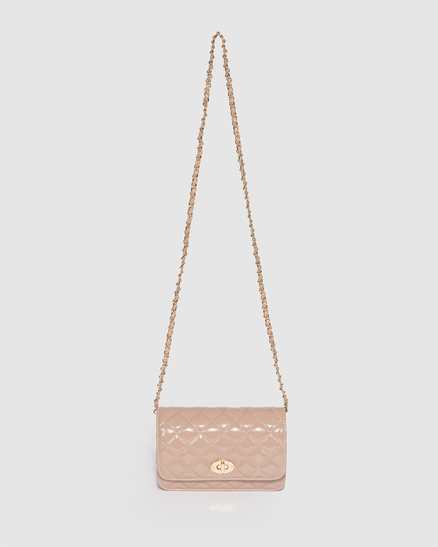 Colette by Colette Hayman Eboni Quilted Crossbody Bag (Taupe)